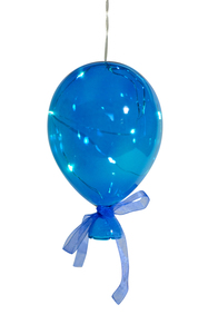 Balão de cristal para decoração - tons de azul